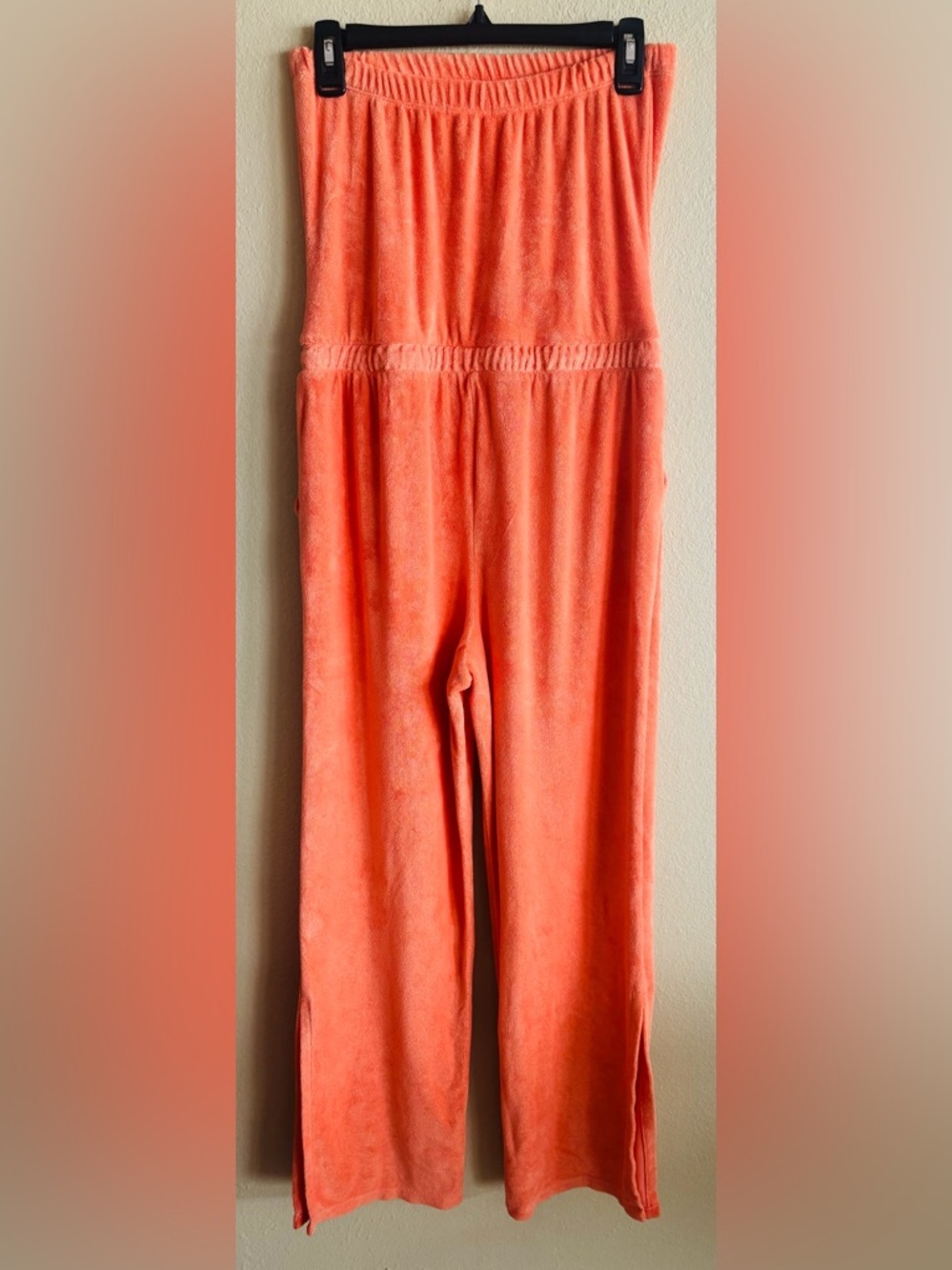 Beyond Yoga Women's Orange Terry Cloth Tropez Jumpsuit Size: Small - Picture 8 of 8
